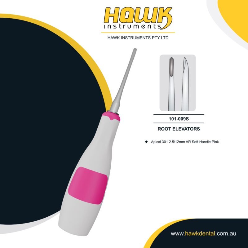 Hawk Instruments Dental Root Elevator Straight Bein 3.5mm Australia