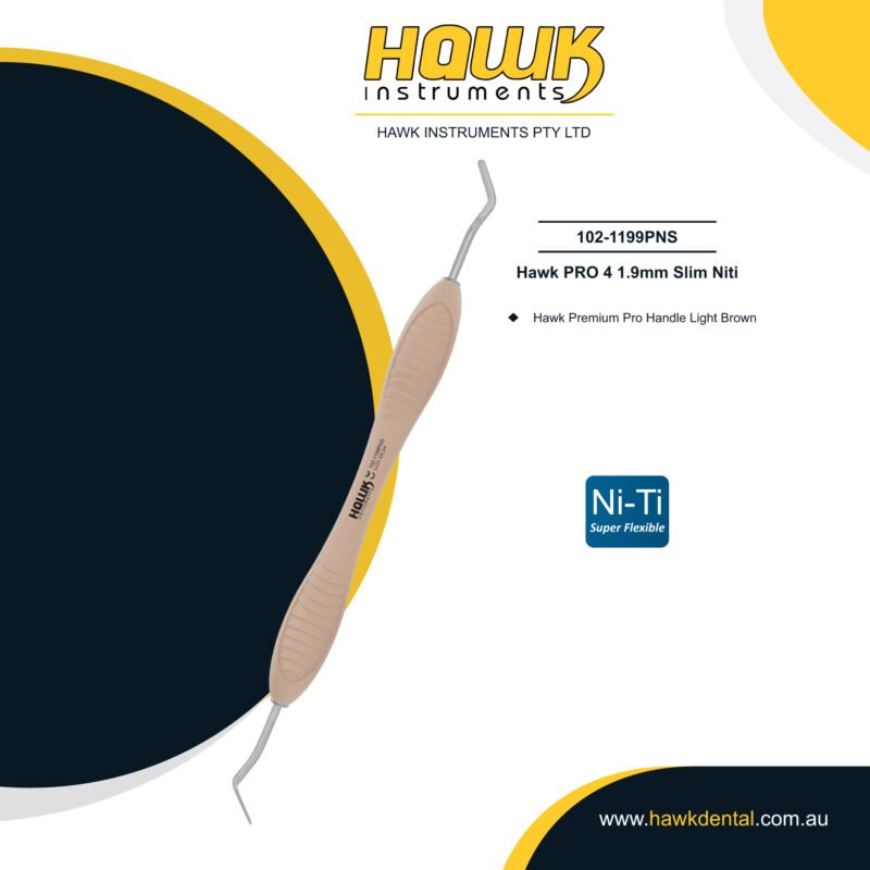 Hawk Instruments PRO Composite Filling Instrument with a 1.9mm slim flexible tip
