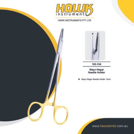 Mayo Hegar Needle Holder for Dental Suturing Australia
