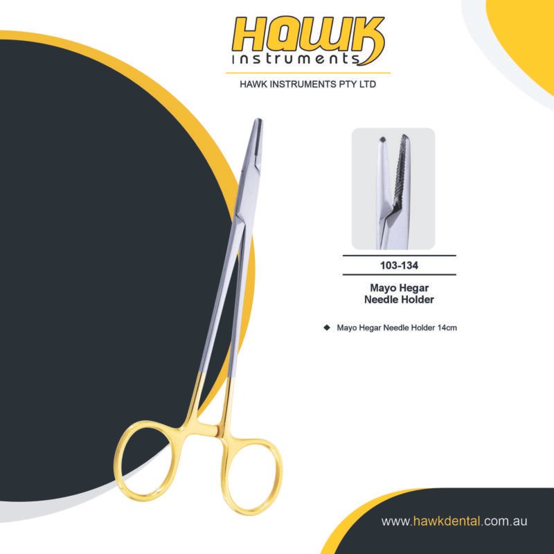 Mayo Hegar Needle Holder for Dental Suturing Australia