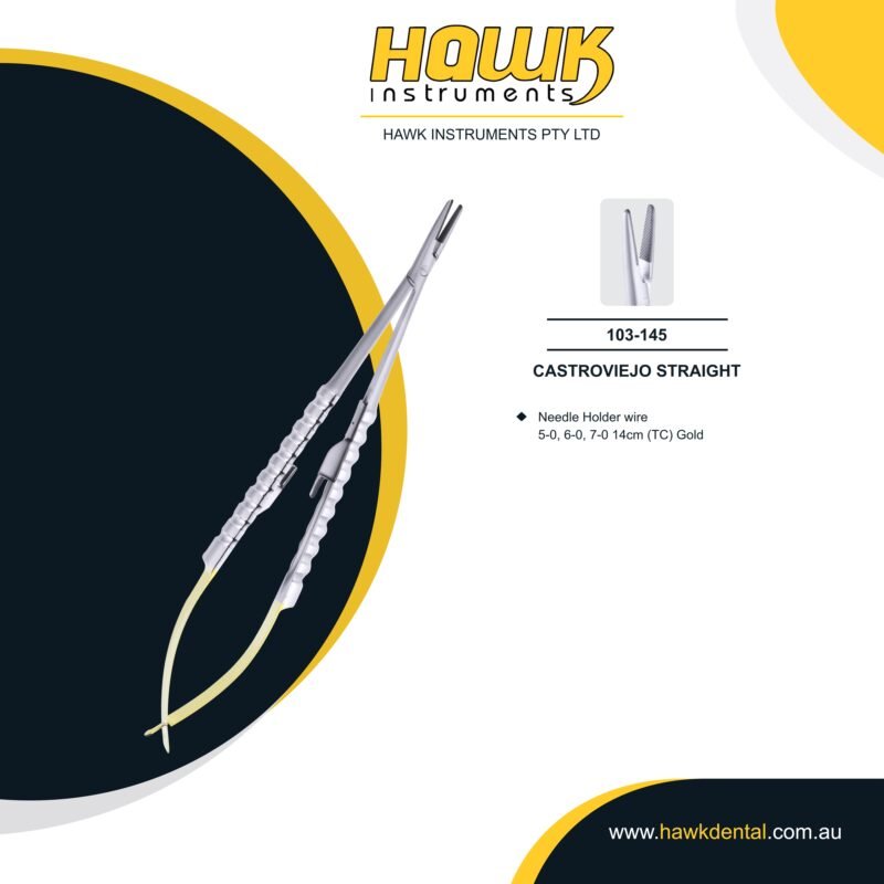 TC Castroviejo Needle Holder for Dental Suturing Australia